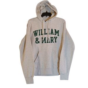 William and Mary Women's Gray Kangaroo Pocket  Hoodie XS